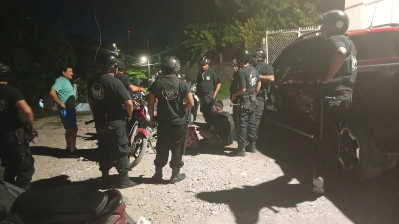 Fue detenido en calle Pino.