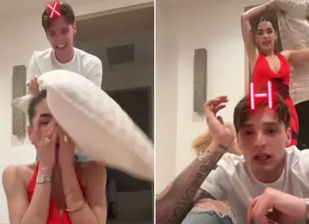 Kenia OS y Peso Pluma conquistan TikTok con divertido reto en pareja