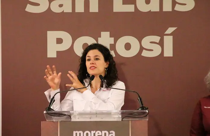 Luisa María Alcalde Luján, dirigente nacional de Morena