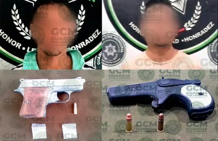 Con pistolas, sorprenden a vándalos en Soledad