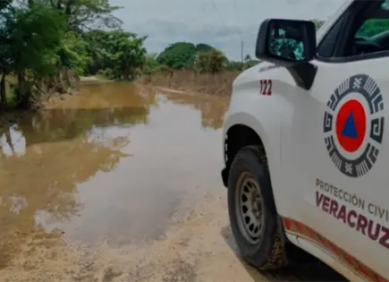 Una persona muerta y municipios afectados por Onda Tropical 20 en Veracruz