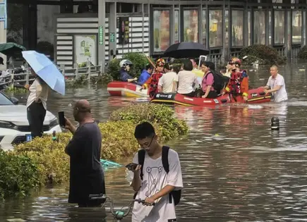 Inundaciones en China; diez muertos