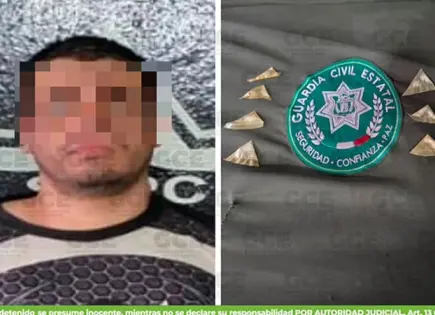 Atrapan a un vendedor de droga en Cedral