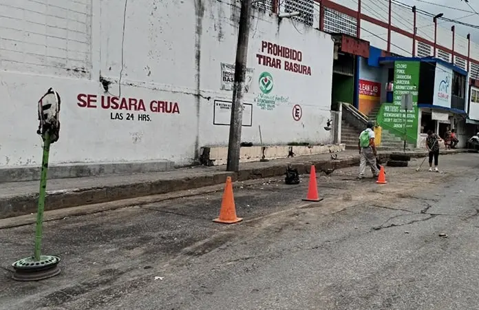 Calle 5 de Mayo, un sitio insalubre
