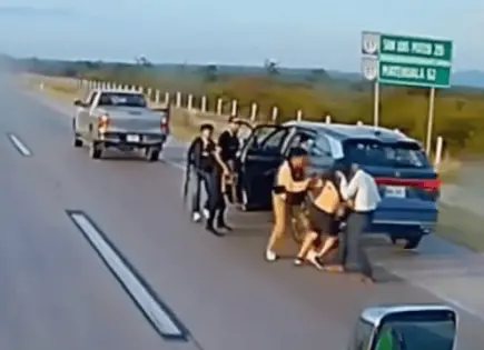Difunden video de presunto levantón en la 57