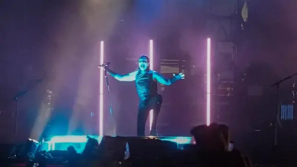 Marilyn Manson da show en la Fenapo 2025
