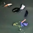Muere motociclista al caer al río Españita