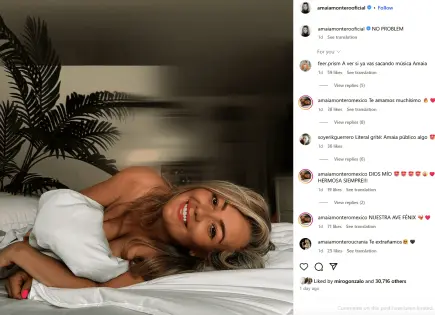 Amaia Montero reaparece radiante y sensual: "No problem"