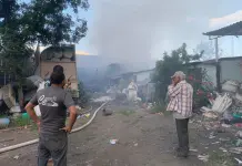 Incendio en planta recicladora alarma a vecinos de Fracción La Angostura Norte Incendio en planta recicladora alarma a vecinos de Fracción La Angostura Norte