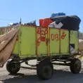 Aseguran carreta con tracción animal
