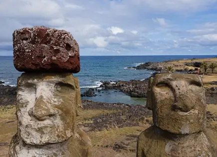 Moáis están en riesgo por el nivel del mar