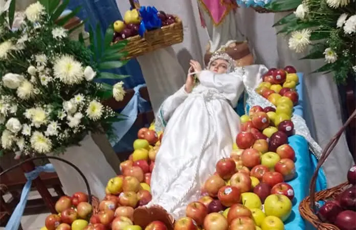 Realizan la dormición de Virgen de la Asunción