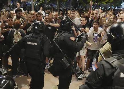 Varios heridos en protestas en Serbia