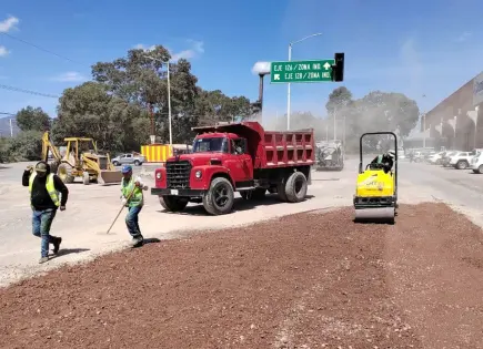 Por fin, inician rehabilitación de vías en Zona Industrial