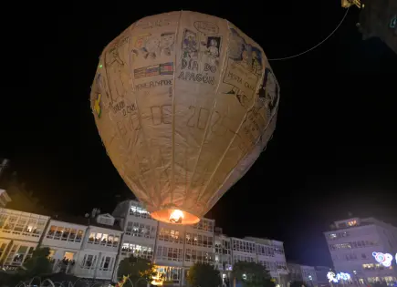 El globo de papel más grande del mundo presume de 150 años