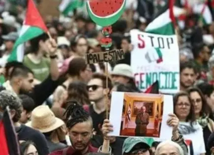 Enfrentamientos en megamarcha México por Palestina desatan polémica