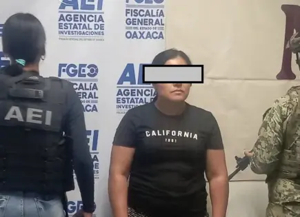 La Hiena, presunta líder del Cártel San Luis Rey, detenida en Oaxaca