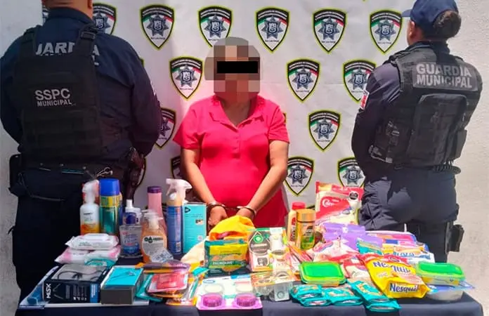 Mujer intentó surtir de a gratis su despensa