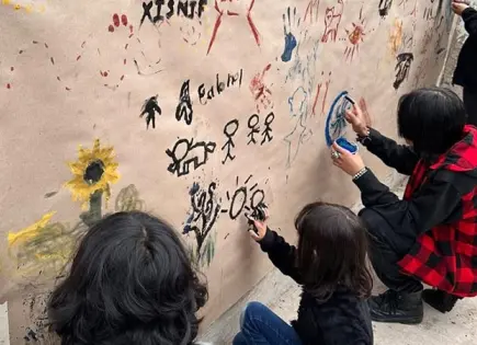 Taller de pintura rupestre, hoy