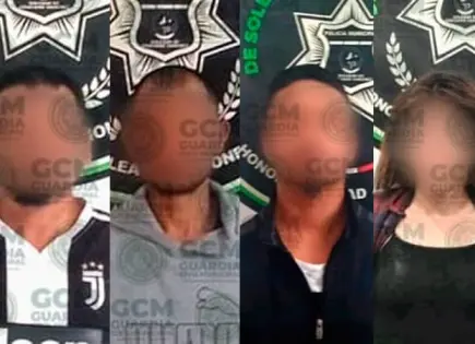 Con droga, arrestan a cuatro viciosos