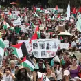 Marchan por Palestina en la CDMX Marchan por Palestina en la CDMX