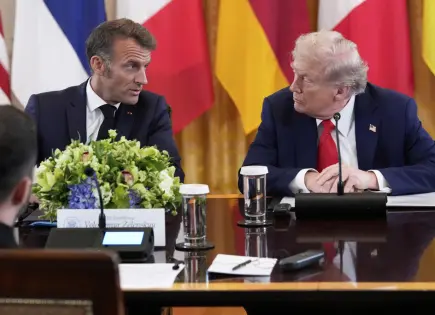 Trump y líderes europeos protagonizan momento con micrófono abierto