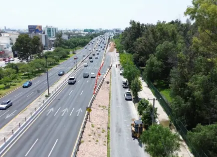 Al 35%, rehabilitación de lateral de Salvador Nava