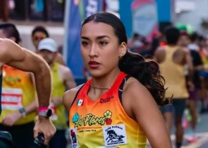 Potosina conquista segundo lugar en Las Flores Half Marathon