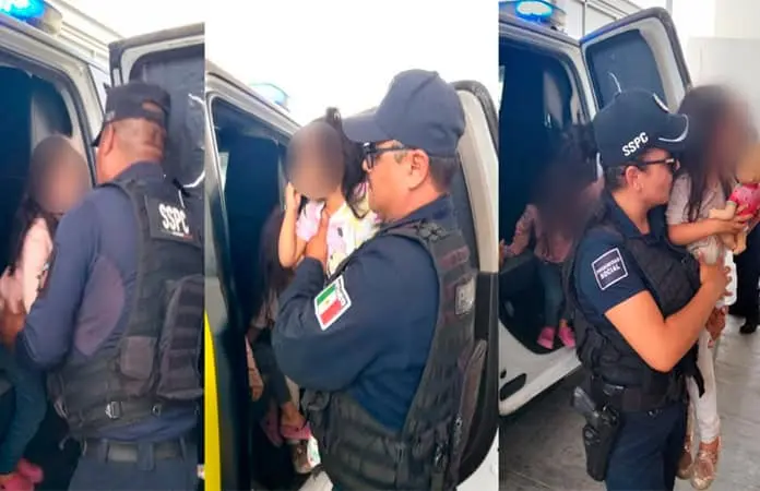 Niñas fueron puestas bajo resguardo