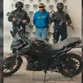 Aseguran moto robada