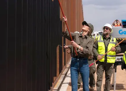 EU pinta de negro el muro fronterizo