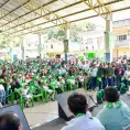 Gallardo inaugura obras y entrega útiles escolares