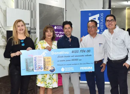 Unidos por la esperanza: Plomería Selecta y Pegamentos Perdura entregan donativo al Patronato Pro-Paciente Oncológico