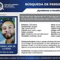 Joven con ficha de búsqueda es hallado sin vida