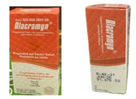 Cofepris alerta por robo de Alacramyn y otros medicamentos