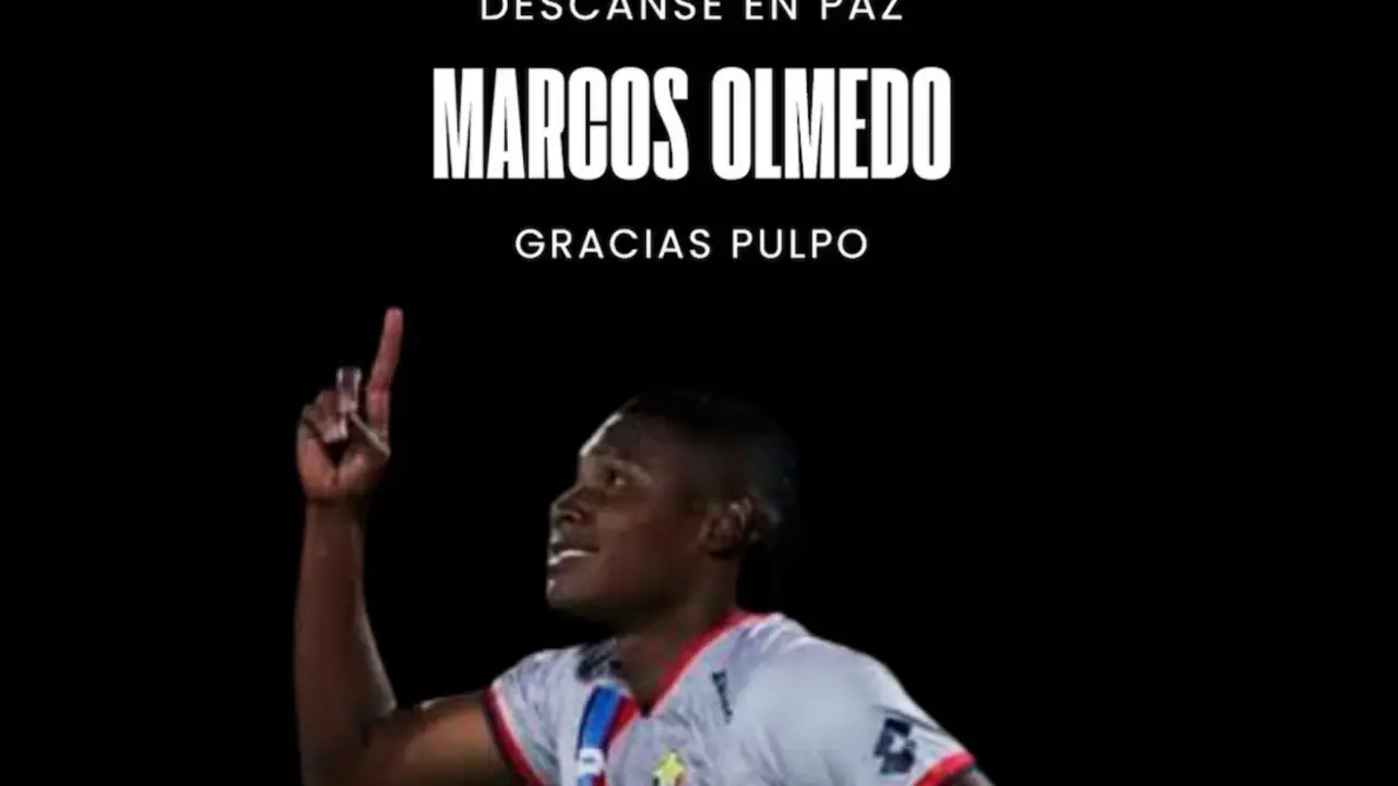 Fallece el futbolista Marcos Olmedo en trágico accidente vehicular