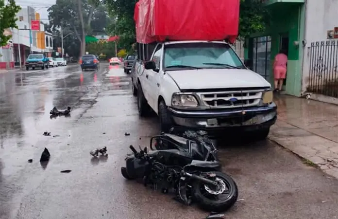 Choca mujer presuntamente ebria