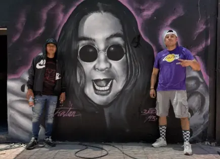 Fotos | Inmortalizan a Ozzy Osbourne en SLP