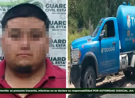 Aseguran  pipa, con 2 mil litros de gas LP