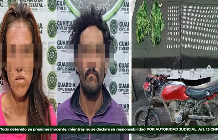 Atrapan a pareja con 306 dosis de metanfetaminas