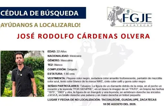Hallan en Villa de Ramos cuerpo de zacatecano