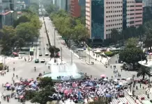 No estás solo: priistas muestran apoyo a Alito en Reforma