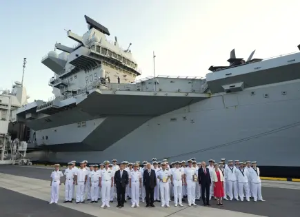 Portaaviones HMS Prince of Wales llega a Japón en histórica visita
