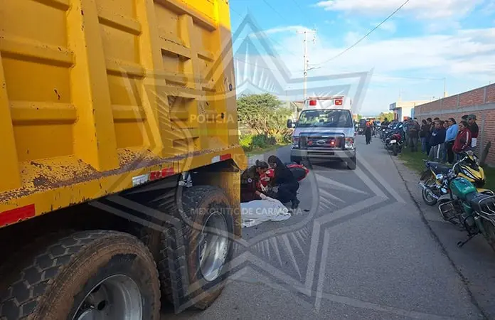 Fallece una mujer en choque de motocicleta