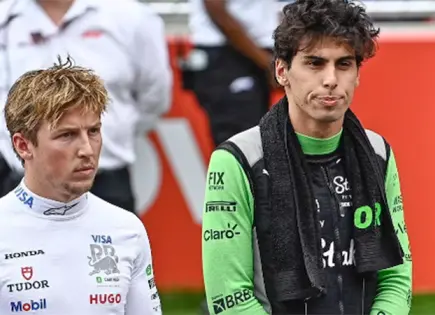 Liam Lawson y Gabriel Bortoleto descontentos con regreso de Pérez y Bottas a la F1