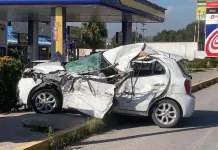 Un muerto, en fuerte choque sobre carretera a Matehuala