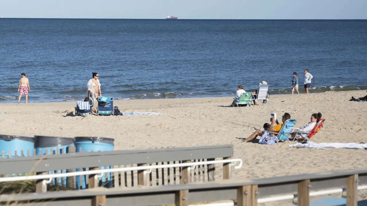 Contaminación fecal en playas en EEUU