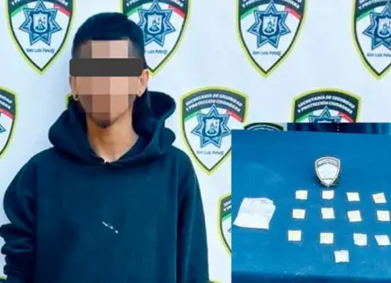 Individuo es arrestado con cristal en Arbolitos