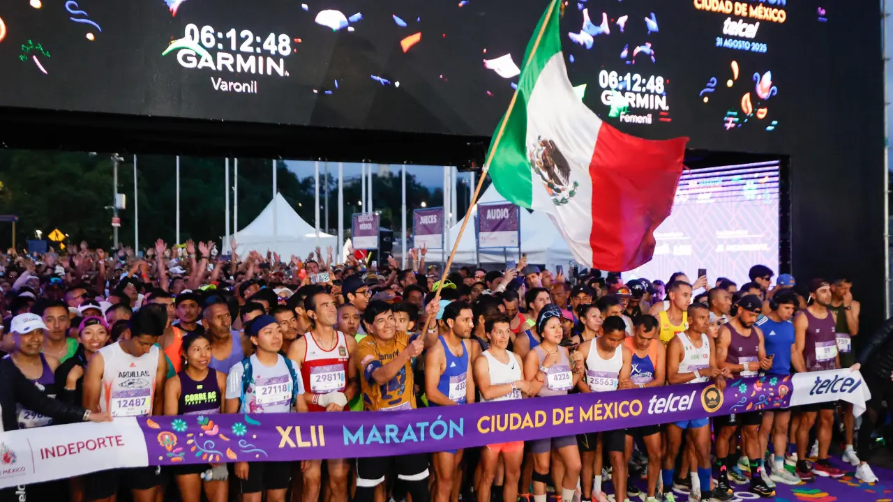 Maratón Internacional de la CDMX bate récord con 30 mil corredores