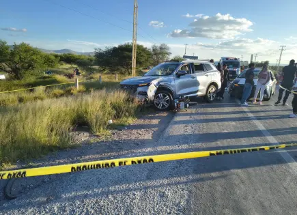 Muere mujer en accidente de motocicleta en la carretera 37 de Villa de Reyes